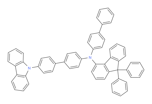 N-(4'-(9H-carbazol-9-yl)-[1,1'-biphenyl]-4-yl)-N-([1,1'-biphenyl]-4-yl)-9,9-diphenyl-9H-fluoren-4-amine