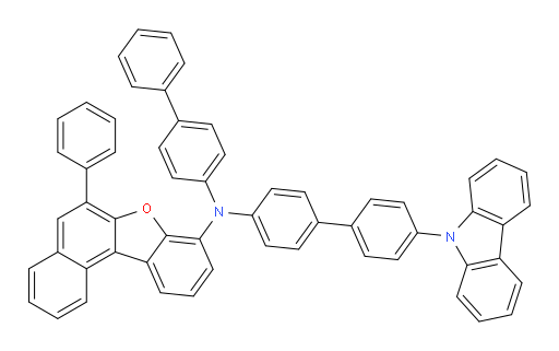 N-(4'-(9H-carbazol-9-yl)-[1,1'-biphenyl]-4-yl)-N-([1,1'-biphenyl]-4-yl)-6-phenylnaphtho[2,1-b]benzofuran-8-amine