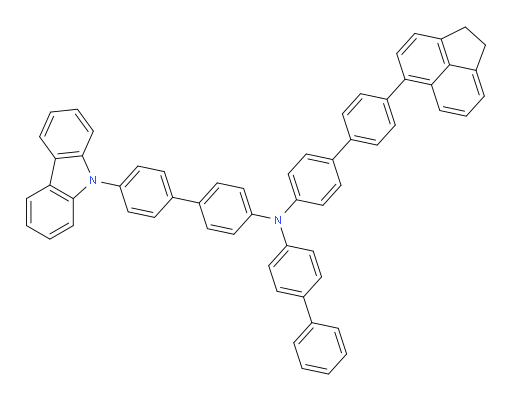 N-(4'-(9H-carbazol-9-yl)-[1,1'-biphenyl]-4-yl)-N-([1,1'-biphenyl]-4-yl)-4'-(1,2-dihydroacenaphthylen-5-yl)-[1,1'-biphenyl]-4-amine