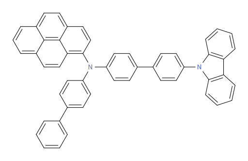 N-(4'-(9H-carbazol-9-yl)-[1,1'-biphenyl]-4-yl)-N-([1,1'-biphenyl]-4-yl)pyren-1-amine