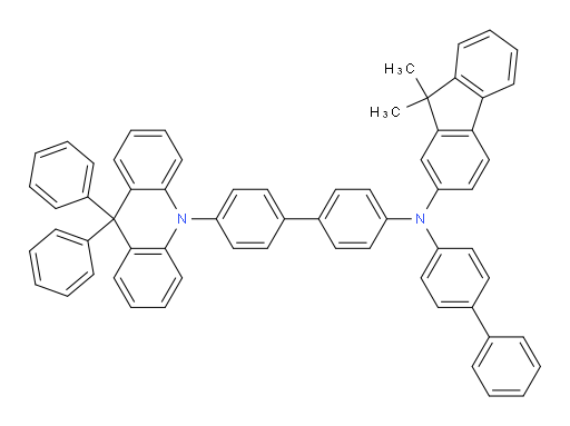 N-([1,1'-biphenyl]-4-yl)-N-(4'-(9,9-diphenylacridin-10(9H)-yl)-[1,1'-biphenyl]-4-yl)-9,9-dimethyl-9H-fluoren-2-amine