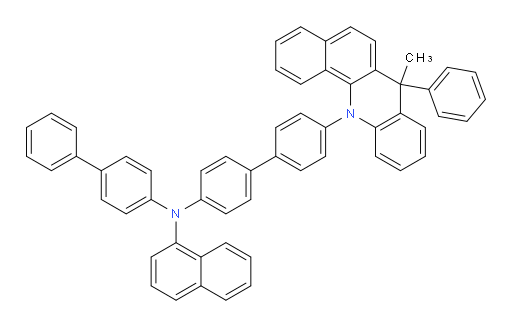 N-([1,1'-biphenyl]-4-yl)-N-(4'-(7-methyl-7-phenylbenzo[c]acridin-12(7H)-yl)-[1,1'-biphenyl]-4-yl)naphthalen-1-amine