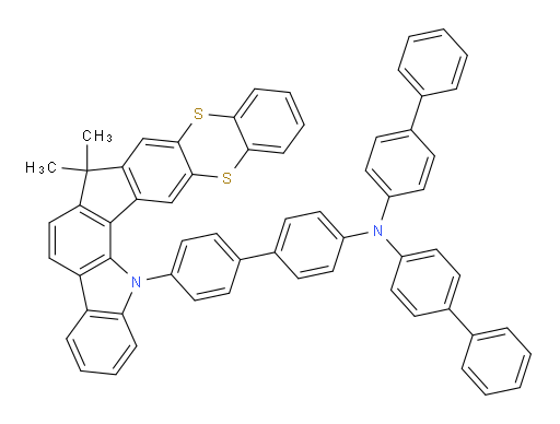 N,N-di([1,1'-biphenyl]-4-yl)-4'-(7,7-dimethylbenzo[5',6'][1,4]dithiino[2',3':5,6]indeno[1,2-a]carbazol-16(7H)-yl)-[1,1'-biphenyl]-4-amine