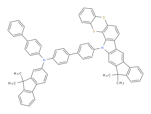 N-([1,1'-biphenyl]-4-yl)-N-(4'-(13,13-dimethylbenzo[5,6][1,4]dithiino[2,3-a]indeno[1,2-h]carbazol-15(13H)-yl)-[1,1'-biphenyl]-4-yl)-9,9-dimethyl-9H-fluoren-2-amine