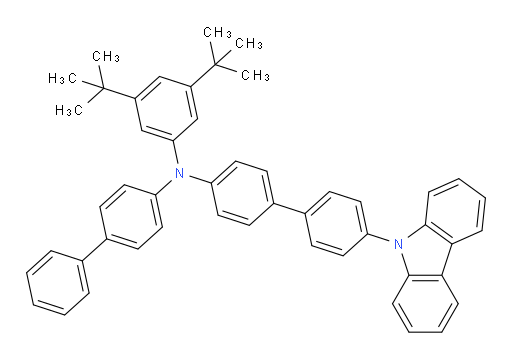 N-([1,1'-biphenyl]-4-yl)-4'-(9H-carbazol-9-yl)-N-(3,5-di-tert-butylphenyl)-[1,1'-biphenyl]-4-amine