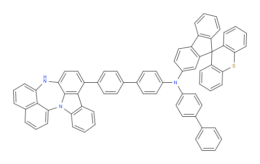 N-(4'-(4H-naphtho[1',8':5,6,7][1,4]diazepino[3,2,1-jk]carbazol-7-yl)-[1,1'-biphenyl]-4-yl)-N-([1,1'-biphenyl]-4-yl)spiro[fluorene-9,9'-thioxanthen]-2-amine