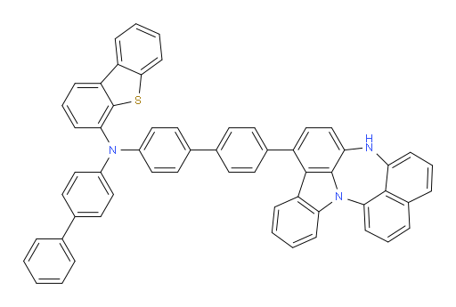 N-(4'-(4H-naphtho[1',8':5,6,7][1,4]diazepino[3,2,1-jk]carbazol-7-yl)-[1,1'-biphenyl]-4-yl)-N-([1,1'-biphenyl]-4-yl)dibenzo[b,d]thiophen-4-amine