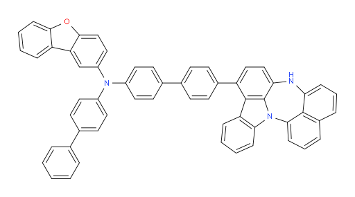 N-(4'-(4H-naphtho[1',8':5,6,7][1,4]diazepino[3,2,1-jk]carbazol-7-yl)-[1,1'-biphenyl]-4-yl)-N-([1,1'-biphenyl]-4-yl)dibenzo[b,d]furan-2-amine
