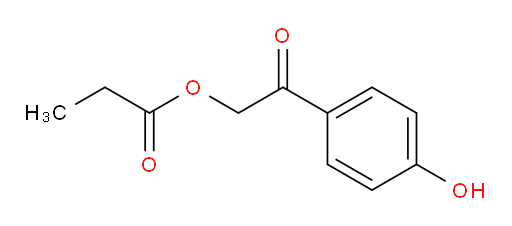 2-(4-hydroxyphenyl)-2-oxoethyl propionate