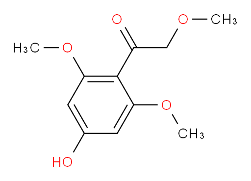 1-(4-hydroxy-2,6-dimethoxyphenyl)-2-methoxyethanone