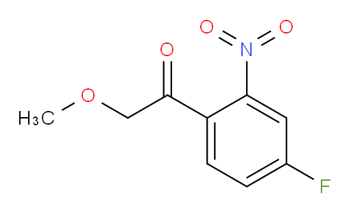 1-(4-fluoro-2-nitrophenyl)-2-methoxyethanone