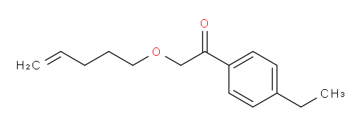 1-(4-ethylphenyl)-2-(pent-4-en-1-yloxy)ethanone