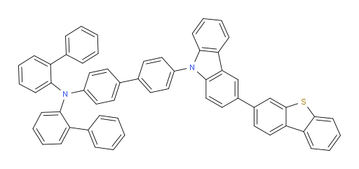 N-([1,1'-biphenyl]-2-yl)-N-(4'-(3-(dibenzo[b,d]thiophen-3-yl)-9H-carbazol-9-yl)-[1,1'-biphenyl]-4-yl)-[1,1'-biphenyl]-2-amine