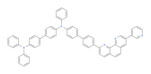 N4,N4,N4'-triphenyl-N4'-(4'-(8-(pyridin-3-yl)-1,10-phenanthrolin-2-yl)-[1,1'-biphenyl]-4-yl)-[1,1'-biphenyl]-4,4'-diamine