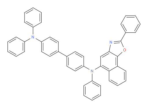 N4,N4,N4'-triphenyl-N4'-(2-phenylnaphtho[2,1-d]oxazol-5-yl)-[1,1'-biphenyl]-4,4'-diamine