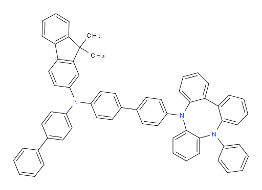 N-([1,1'-biphenyl]-4-yl)-9,9-dimethyl-N-(4'-(10-phenyltribenzo[b,e,g][1,4]diazocin-5(10H)-yl)-[1,1'-biphenyl]-4-yl)-9H-fluoren-2-amine