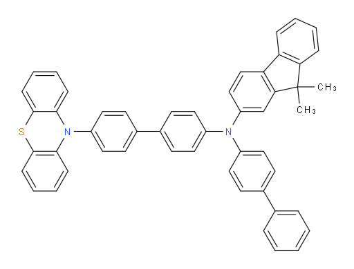 N-(4'-(10H-phenothiazin-10-yl)-[1,1'-biphenyl]-4-yl)-N-([1,1'-biphenyl]-4-yl)-9,9-dimethyl-9H-fluoren-2-amine
