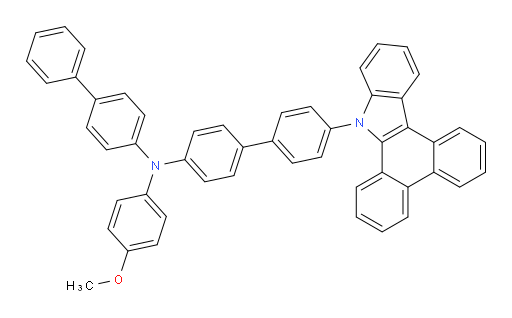 N-([1,1'-biphenyl]-4-yl)-4'-(9H-dibenzo[a,c]carbazol-9-yl)-N-(4-methoxyphenyl)-[1,1'-biphenyl]-4-amine