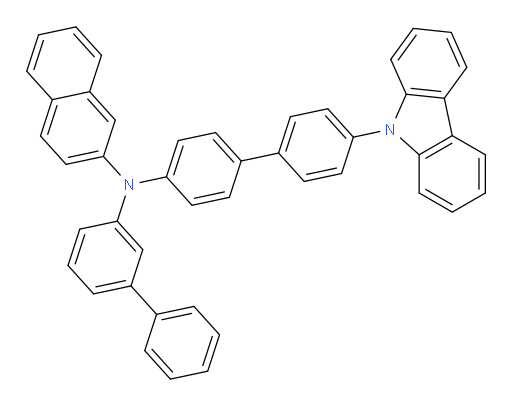 N-(4'-(9H-carbazol-9-yl)-[1,1'-biphenyl]-4-yl)-N-([1,1'-biphenyl]-3-yl)naphthalen-2-amine