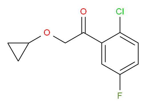 1-(2-chloro-5-fluorophenyl)-2-cyclopropoxyethanone
