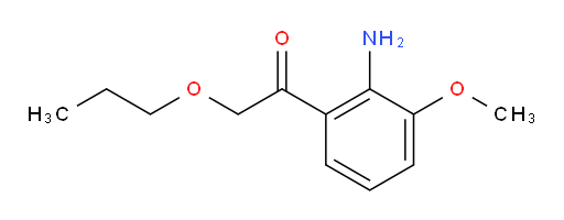1-(2-amino-3-methoxyphenyl)-2-propoxyethanone