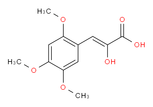 (Z)-2-hydroxy-3-(2,4,5-trimethoxyphenyl)acrylic acid