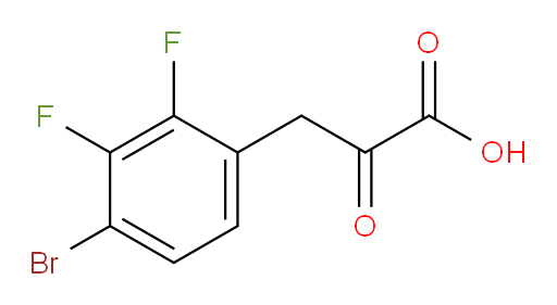 3-(4-bromo-2,3-difluorophenyl)-2-oxopropanoic acid
