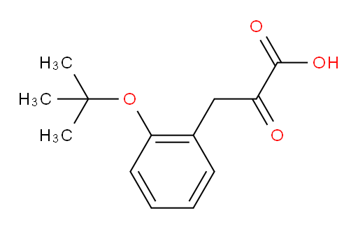 3-(2-(tert-butoxy)phenyl)-2-oxopropanoic acid
