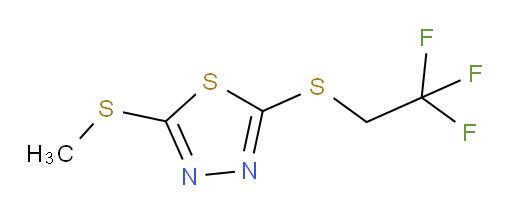 2-(methylthio)-5-((2,2,2-trifluoroethyl)thio)-1,3,4-thiadiazole