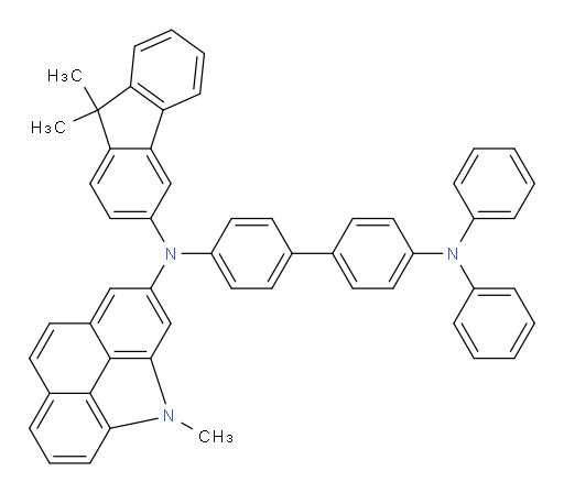 N4-(9,9-dimethyl-9H-fluoren-3-yl)-N4-(4-methyl-4H-benzo[def]carbazol-2-yl)-N4',N4'-diphenyl-[1,1'-biphenyl]-4,4'-diamine