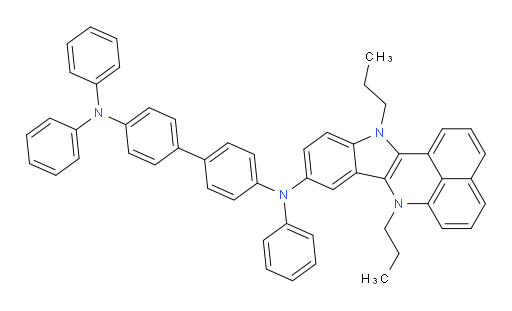 N4-(7,12-dipropyl-7,12-dihydrobenzo[de]indolo[3,2-b]quinolin-9-yl)-N4,N4',N4'-triphenyl-[1,1'-biphenyl]-4,4'-diamine