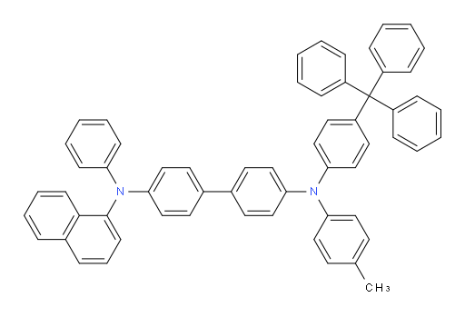 N4-(naphthalen-1-yl)-N4-phenyl-N4'-(p-tolyl)-N4'-(4-tritylphenyl)-[1,1'-biphenyl]-4,4'-diamine