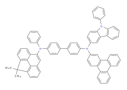 N4-(4,4-dimethyl-4H-cyclopenta[def]phenanthren-8-yl)-N4-phenyl-N4'-(9-phenyl-9H-carbazol-3-yl)-N4'-(triphenylen-2-yl)-[1,1'-biphenyl]-4,4'-diamine