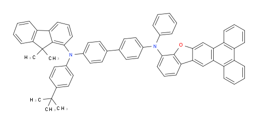 N4-(4-(tert-butyl)phenyl)-N4-(9,9-dimethyl-9H-fluoren-1-yl)-N4'-phenyl-N4'-(triphenyleno[2,3-b]benzofuran-11-yl)-[1,1'-biphenyl]-4,4'-diamine
