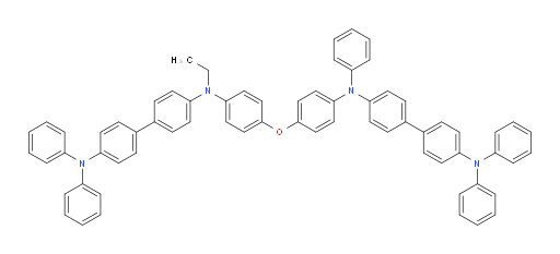N4-(4-(4-((4'-(diphenylamino)-[1,1'-biphenyl]-4-yl)(ethyl)amino)phenoxy)phenyl)-N4,N4',N4'-triphenyl-[1,1'-biphenyl]-4,4'-diamine