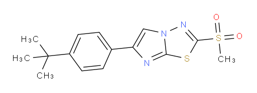 6-(4-(tert-butyl)phenyl)-2-(methylsulfonyl)imidazo[2,1-b][1,3,4]thiadiazole