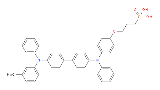 (3-(4-(phenyl(4'-(phenyl(m-tolyl)amino)-[1,1'-biphenyl]-4-yl)amino)phenoxy)propyl)phosphonic acid