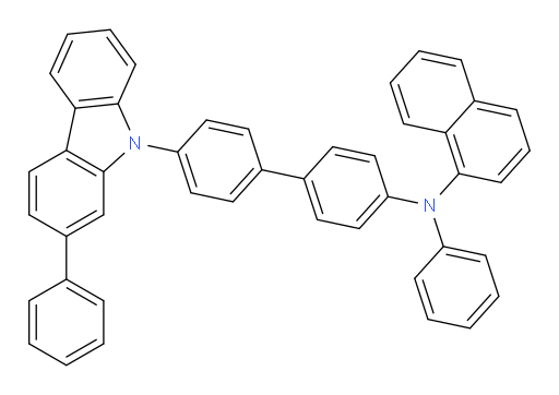 N-phenyl-N-(4'-(2-phenyl-9H-carbazol-9-yl)-[1,1'-biphenyl]-4-yl)naphthalen-1-amine