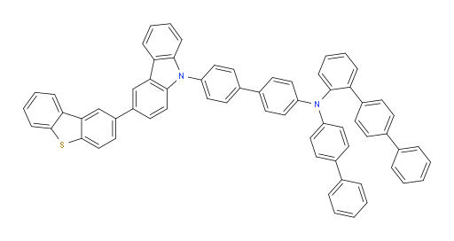 N-([1,1'-biphenyl]-4-yl)-N-(4'-(3-(dibenzo[b,d]thiophen-2-yl)-9H-carbazol-9-yl)-[1,1'-biphenyl]-4-yl)-[1,1':4',1''-terphenyl]-2-amine
