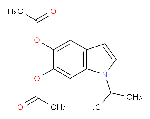 1-isopropyl-1H-indole-5,6-diyl diacetate