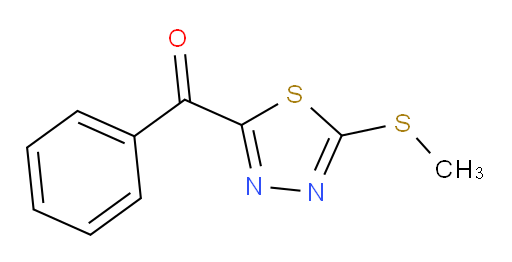 (5-(methylthio)-1,3,4-thiadiazol-2-yl)(phenyl)methanone