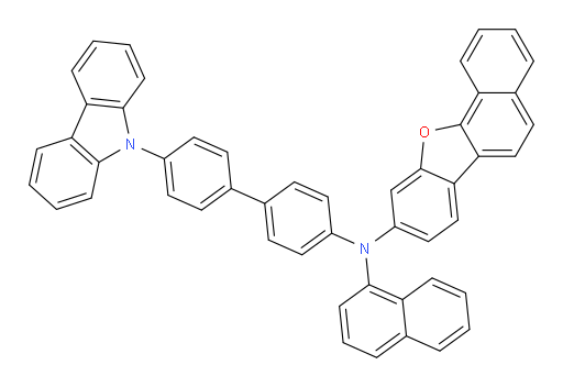 N-(4'-(9H-carbazol-9-yl)-[1,1'-biphenyl]-4-yl)-N-(naphthalen-1-yl)naphtho[1,2-b]benzofuran-9-amine