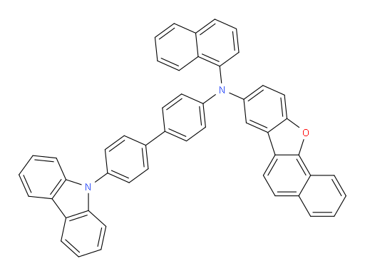 N-(4'-(9H-carbazol-9-yl)-[1,1'-biphenyl]-4-yl)-N-(naphthalen-1-yl)naphtho[1,2-b]benzofuran-8-amine