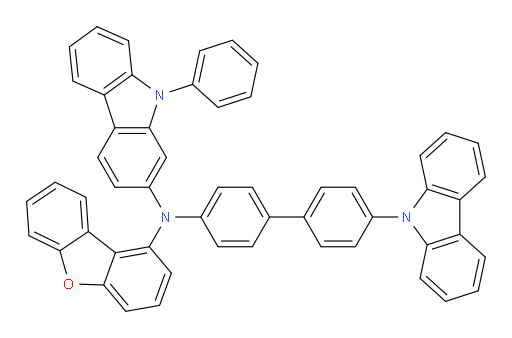 N-(4'-(9H-carbazol-9-yl)-[1,1'-biphenyl]-4-yl)-N-(dibenzo[b,d]furan-1-yl)-9-phenyl-9H-carbazol-2-amine