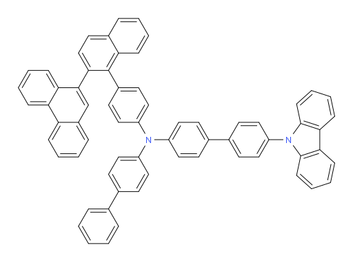 N-([1,1'-biphenyl]-4-yl)-4'-(9H-carbazol-9-yl)-N-(4-(2-(phenanthren-9-yl)naphthalen-1-yl)phenyl)-[1,1'-biphenyl]-4-amine