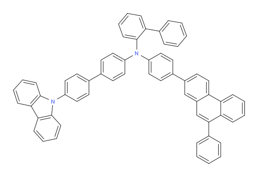 N-(4'-(9H-carbazol-9-yl)-[1,1'-biphenyl]-4-yl)-N-(4-(9-phenylphenanthren-2-yl)phenyl)-[1,1'-biphenyl]-2-amine