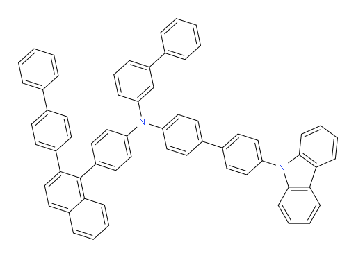 N-(4'-(9H-carbazol-9-yl)-[1,1'-biphenyl]-4-yl)-N-(4-(2-([1,1'-biphenyl]-4-yl)naphthalen-1-yl)phenyl)-[1,1'-biphenyl]-3-amine