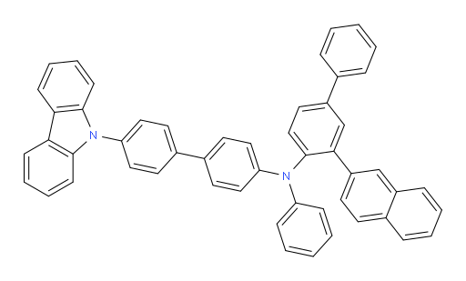 N-(4'-(9H-carbazol-9-yl)-[1,1'-biphenyl]-4-yl)-3-(naphthalen-2-yl)-N-phenyl-[1,1'-biphenyl]-4-amine