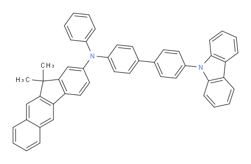 N-(4'-(9H-carbazol-9-yl)-[1,1'-biphenyl]-4-yl)-11,11-dimethyl-N-phenyl-11H-benzo[b]fluoren-2-amine