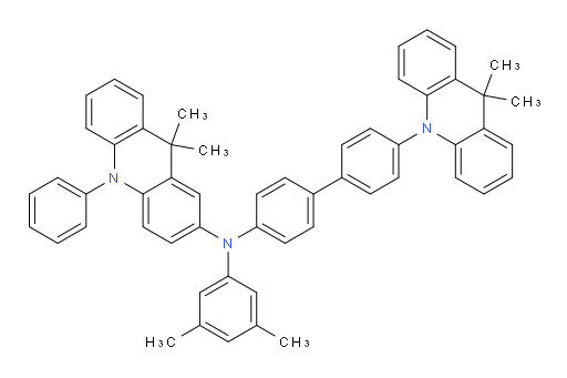 N-(4'-(9,9-dimethylacridin-10(9H)-yl)-[1,1'-biphenyl]-4-yl)-N-(3,5-dimethylphenyl)-9,9-dimethyl-10-phenyl-9,10-dihydroacridin-2-amine